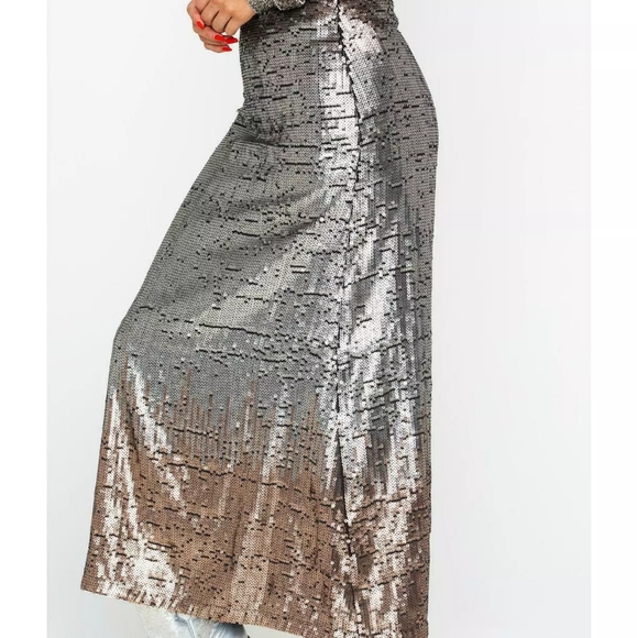 ARIAT sequin maxi skirt Glam Cowgirl country boho - Picture 5 of 8